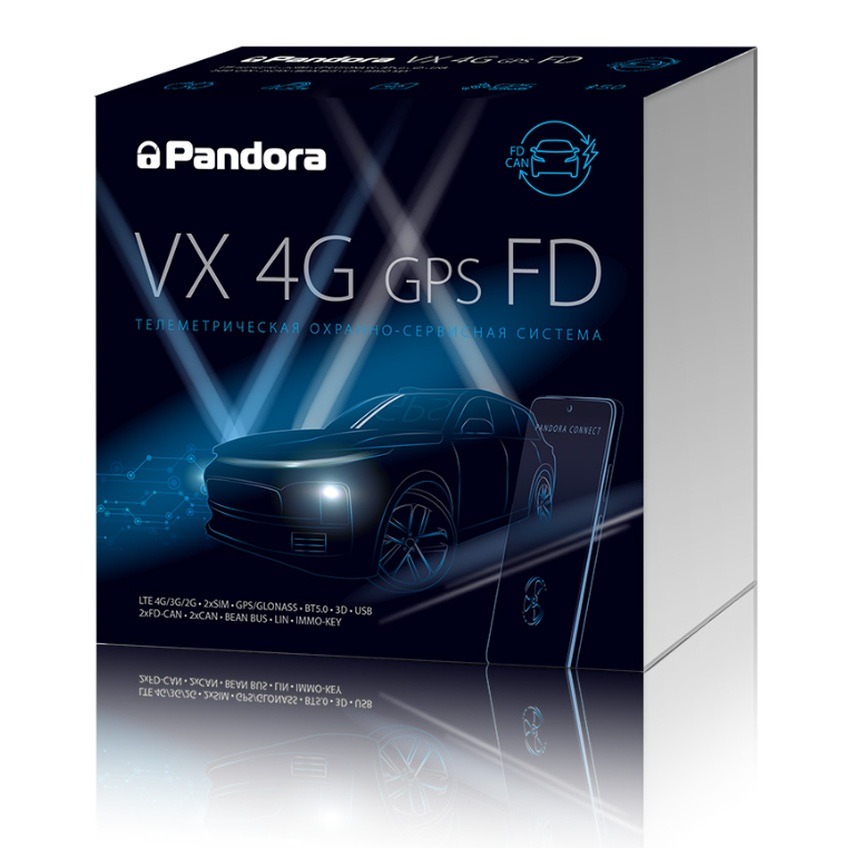 Автосигнализация Pandora VX-4G GPS FD