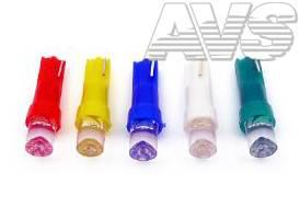 T005 T5 (W2*4,6d) 1 LED 5mm усечённая, шт цвет синий