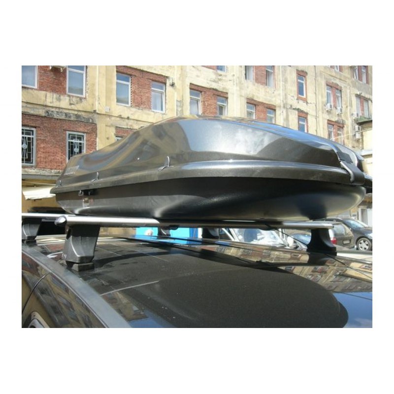 Автобокс ATLANT AIRTEK 435 (171*73*38 см.) чёрный металлик