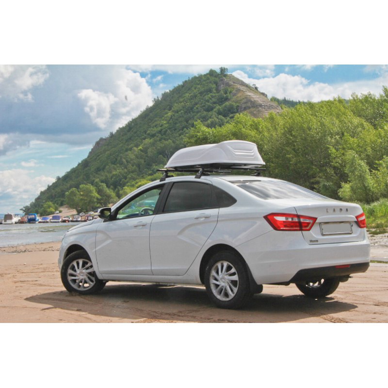 Автобокс YUAGO Lite белый тиснение