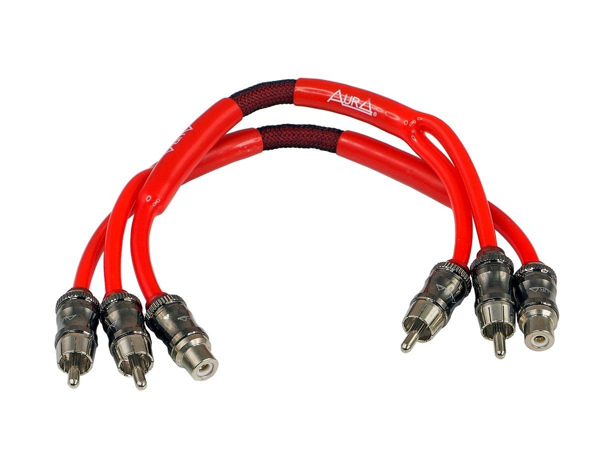 Межблочный кабель Aura RCA-CY12MKII Y-коннектор