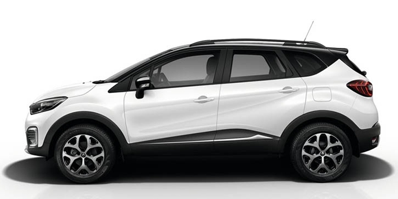 Рейлинги на крышу АПС черные для Renault Kaptur