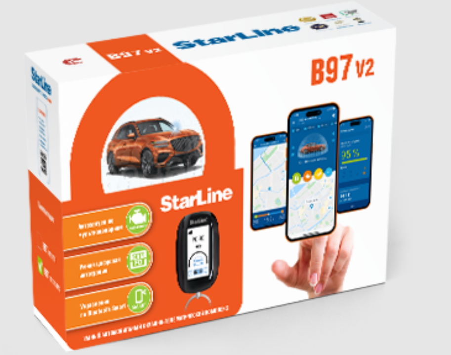Автосигнализация StarLine B97 v2 3CAN+FD+4LIN LTE