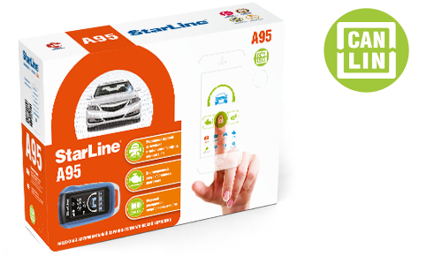 Автосигнализация StarLine А95 BT CAN-LIN