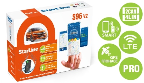 Автосигнализация StarLine S96 V2 LTE-GPS PRO