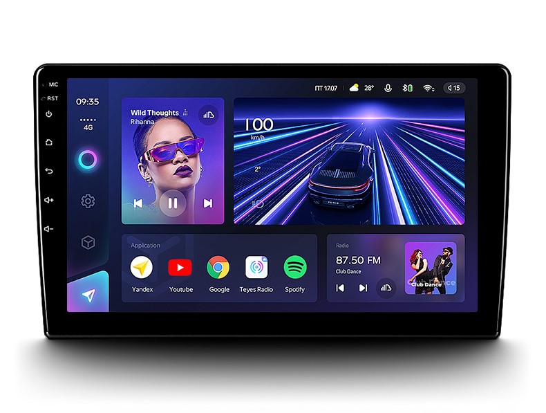 Головное устройство Teyes CC3 4/64 Universal 9"