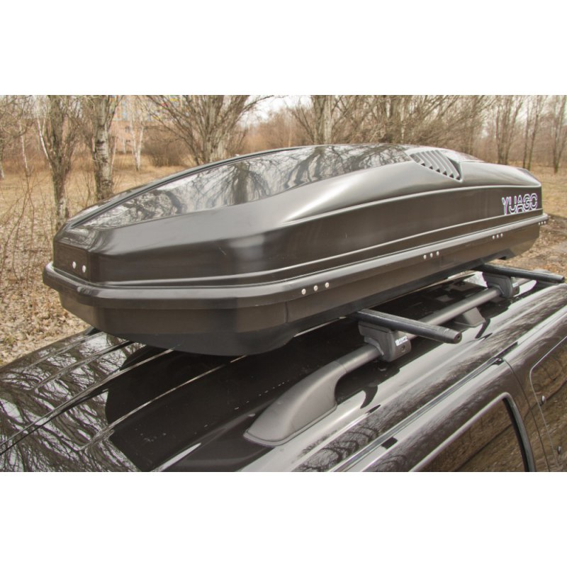 Автобокс YUAGO ANTARES Серый тиснение 2170 х 850 х 480 мм.