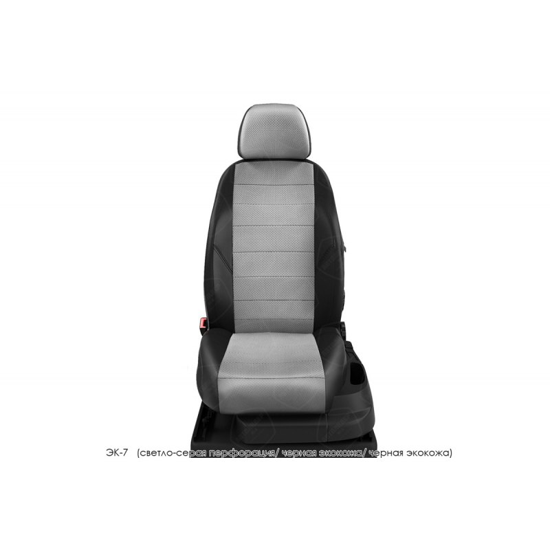 Авточехлы на сиденья из экокожи для VOLKSWAGEN T5 2010->, 3 места