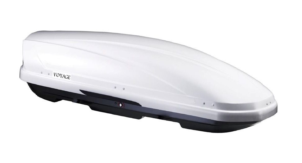Бокс на крышу Voyage Light белый глянцевый