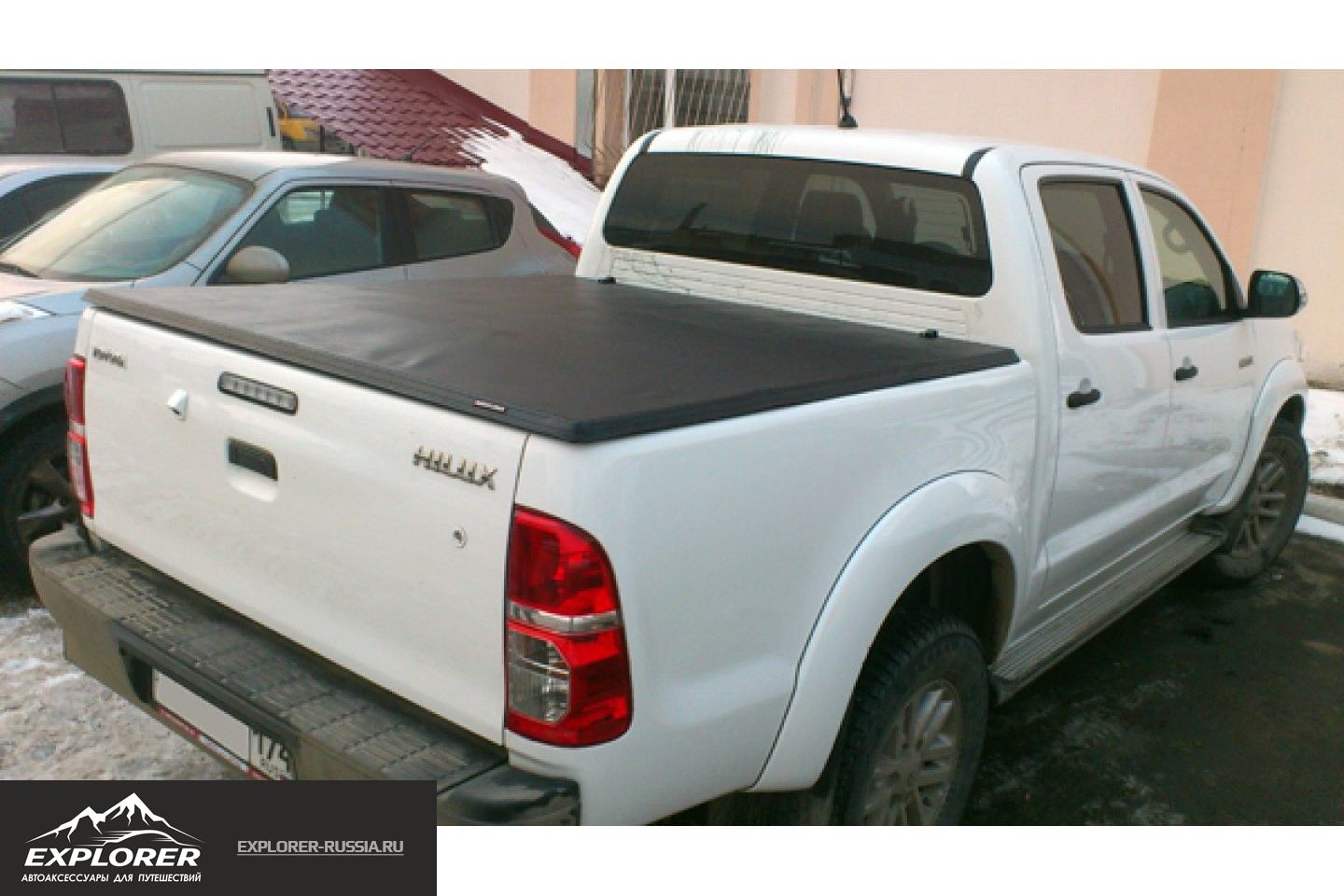 Крышка кузова пикапа, трехсекционная виниловая, TOYOTA HILUX, 2006-н.в.