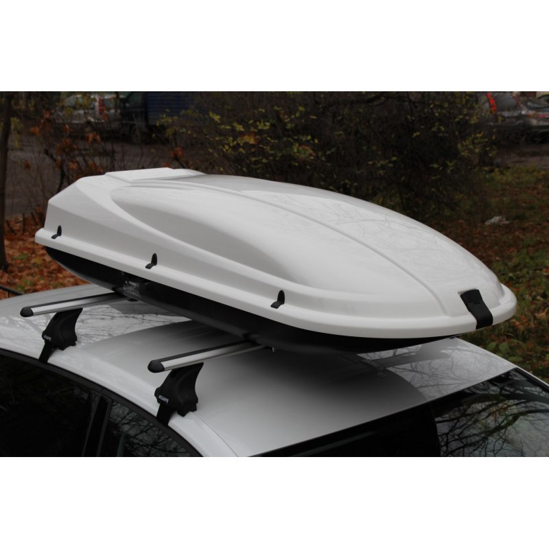 Автобокс ATLANT Arctic 434 (171*73*36) снежно-белый металлик
