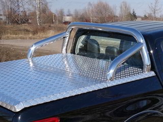 Дуги пикапа, защита кузова 76,1 мм (для крышки) для MITSUBISHI L200 2015 - г.в. от ТСС (Арт. MITL20015-32)