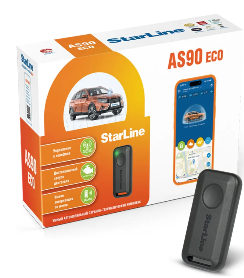 Автосигнализация StarLine AS90 ECO SIM-холдер