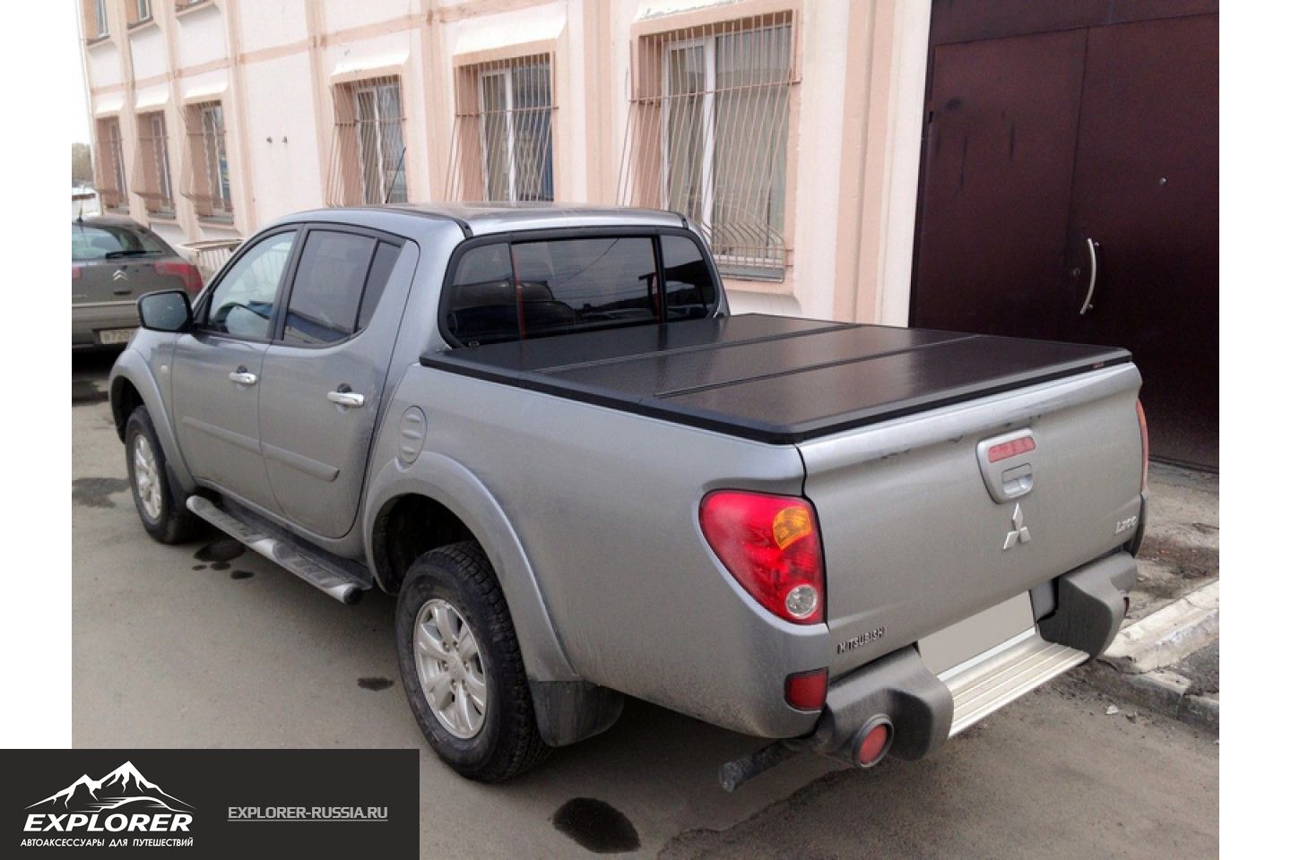 Крышка кузова пикапа, трехсекционная алюминиевая, MITSUBISHI L200, 2014-н.в.