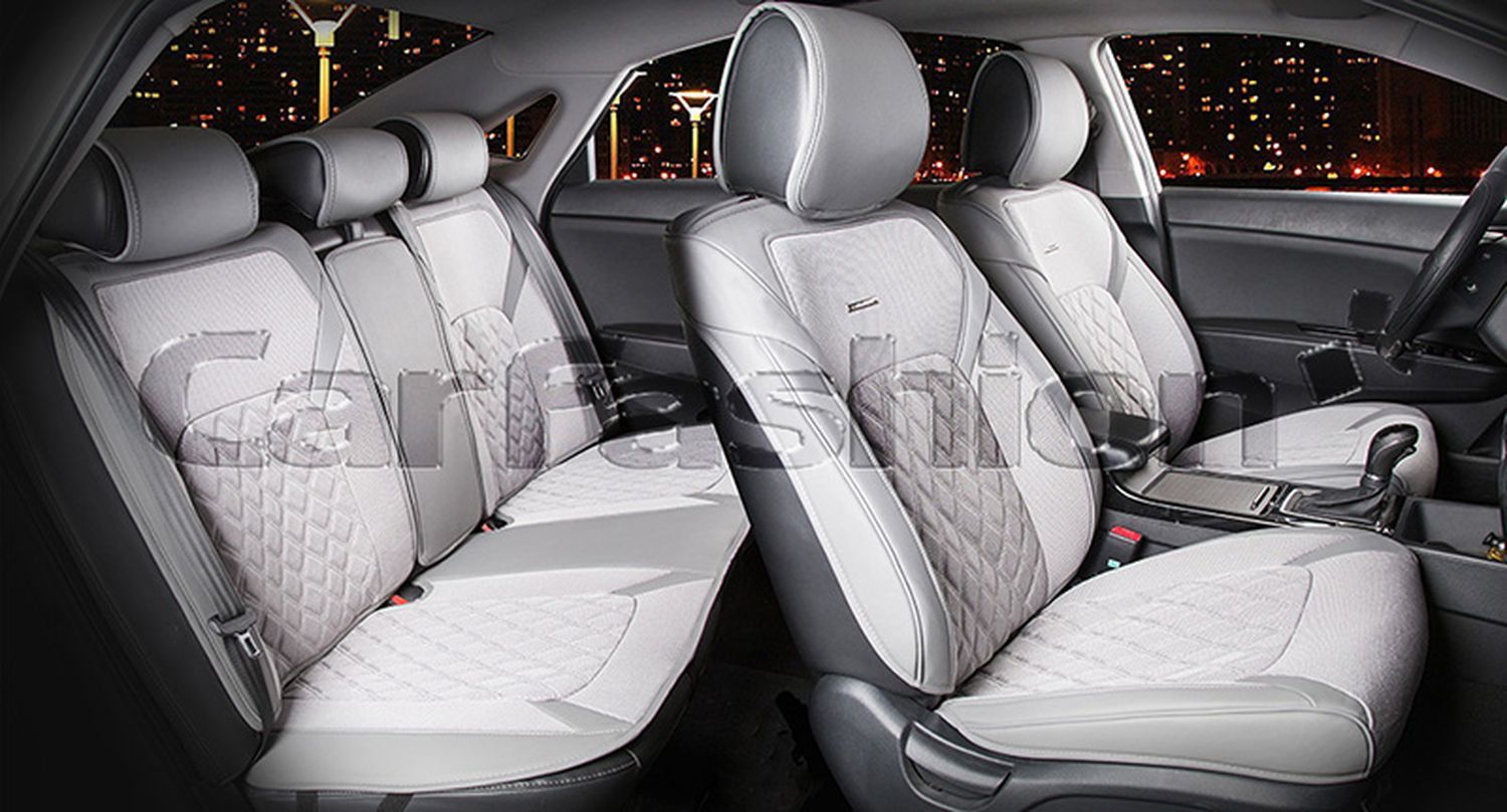 Комплект Накидок Carfashion для автомобиля "STING PLUS серый/серый