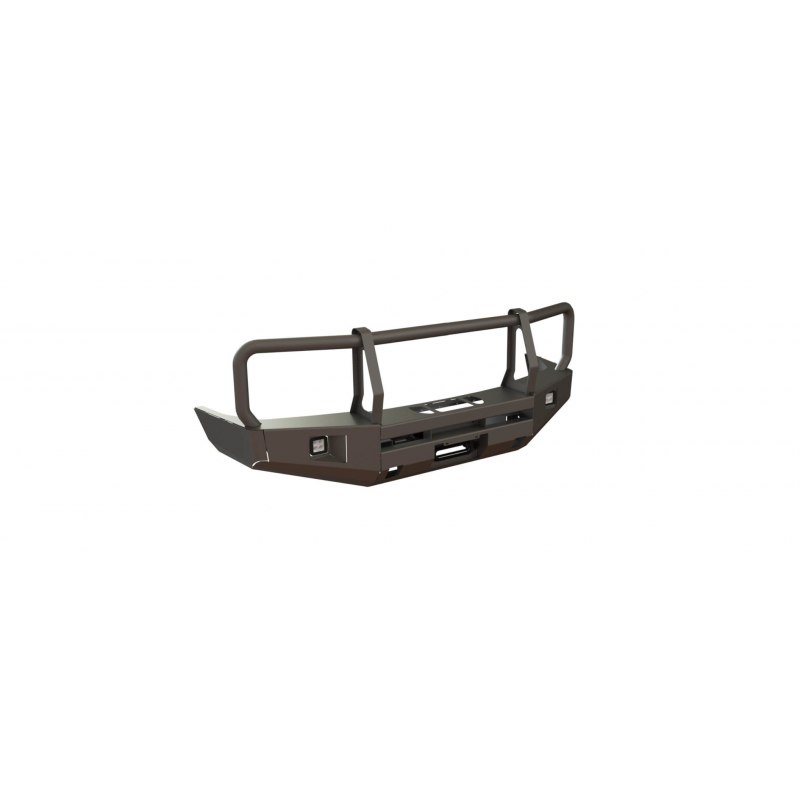 Бампер силовой задний Toyota Land Cruiser 105 (квадрат под фаркоп, фонари)