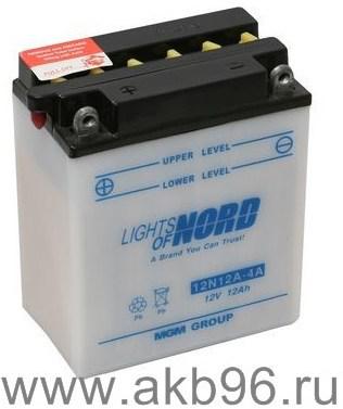 Мотоаккумулятор Lights of NORD 12N12A-4A