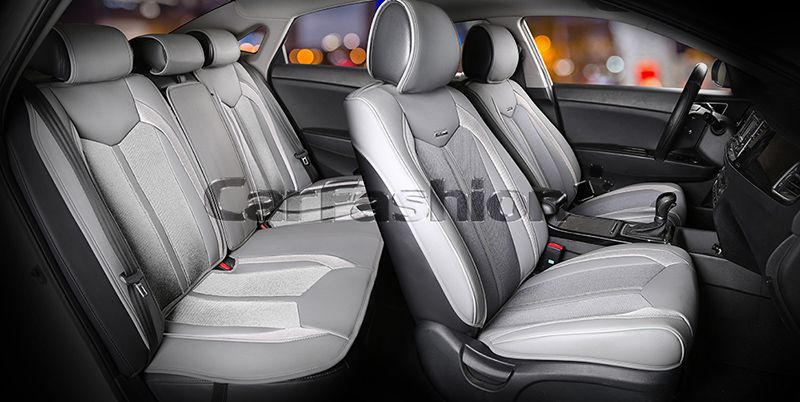 Комплект Накидок Carfashion для автомобиля "URBAN PLUS" серый/т.серый/серый