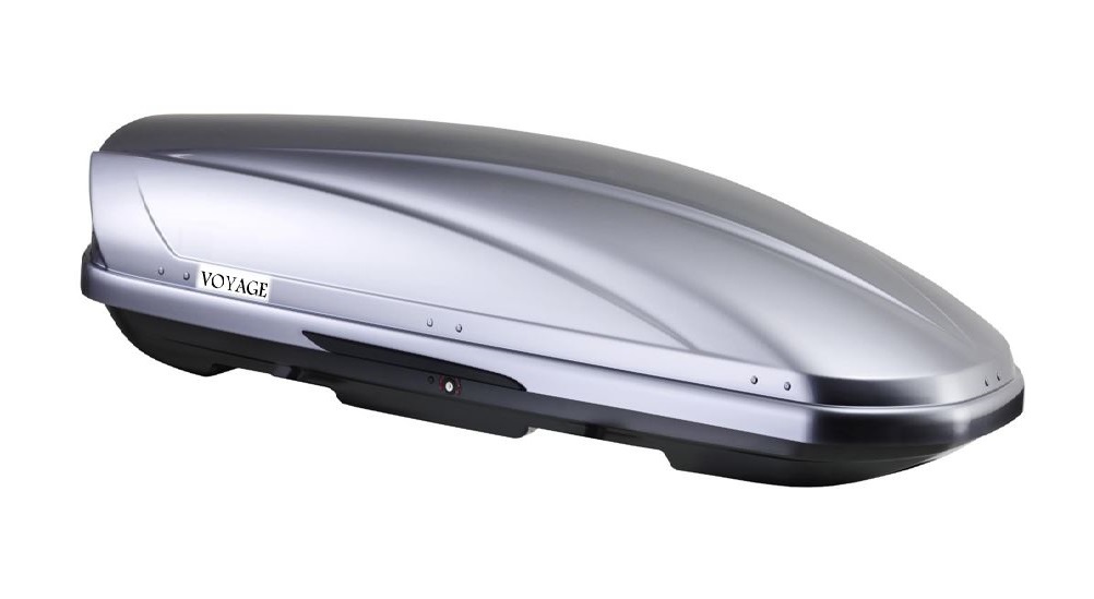 Бокс на крышу Voyage Light серый глянцевый