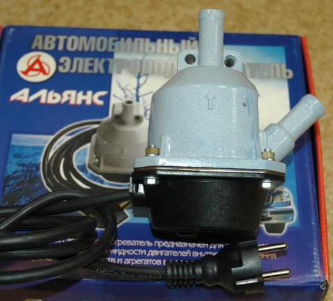 Подогреватель тосола "Альянс"   DAEWOO NEXIA C 8 КЛ. И 16 КЛ. двигателем (МКПП)