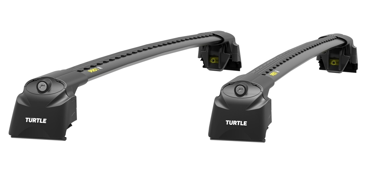 Багажник в штатные места Turtle Air 3 Black для Audi Q7