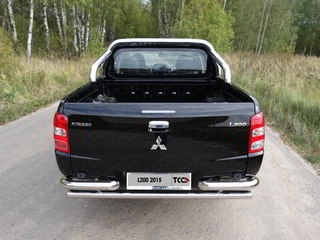 Дуги пикапа, защита кузова 76,1 мм для MITSUBISHI L200 2015 - г.в. от ТСС (Арт. MITL20015-16)