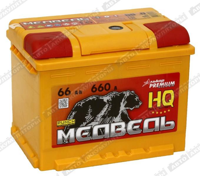 Легковой аккумулятор Медведь Silver Ca/Ca 6СТ-66.0 VLA