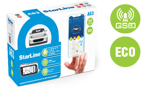 Автосигнализация StarLine A63 v2 GSM ECO