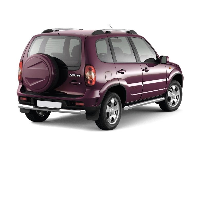 Рейлинги на крышу автомобиля (серебристые, усиленные) CHEVROLET Niva 2002- PT GROUP (Арт.2010705)