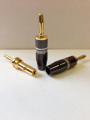 Разъем Tchernov Cable Banana Plug Reference G / White