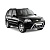 Рейлинги на крышу автомобиля (черные, усиленные) CHEVROLET Niva 2002- PT GROUP (Арт.2010702)