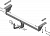 Фаркоп MOTODOR с оцинкованным шаром для Renault Megane III хетчбек, Renault Scenic 2, Renault Grand Scenic 2, Renault Sceniс 3, Renault Grand Sceniс 3