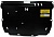 Защита стальная Мотодор для картера двигателя и КПП на Honda Civic